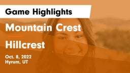 Mountain Crest  vs Hillcrest   Game Highlights - Oct. 8, 2022