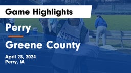 Perry  vs Greene County  Game Highlights - April 23, 2024