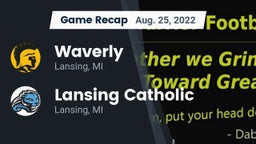 Recap: Waverly  vs. Lansing Catholic  2022