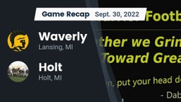 Recap: Waverly  vs. Holt  2022