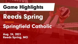 Reeds Spring  vs Springfield Catholic  Game Highlights - Aug. 24, 2021