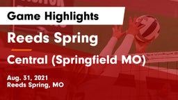 Reeds Spring  vs Central  (Springfield MO) Game Highlights - Aug. 31, 2021
