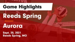 Reeds Spring  vs Aurora Game Highlights - Sept. 20, 2021