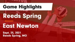 Reeds Spring  vs East Newton  Game Highlights - Sept. 25, 2021