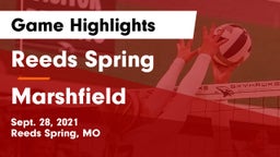 Reeds Spring  vs Marshfield  Game Highlights - Sept. 28, 2021