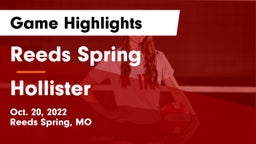 Reeds Spring  vs Hollister  Game Highlights - Oct. 20, 2022