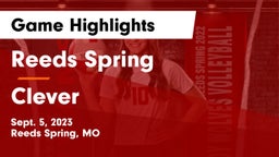 Reeds Spring  vs Clever  Game Highlights - Sept. 5, 2023