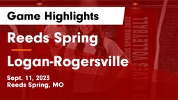Reeds Spring  vs Logan-Rogersville  Game Highlights - Sept. 11, 2023