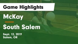 McKay  vs South Salem  Game Highlights - Sept. 12, 2019