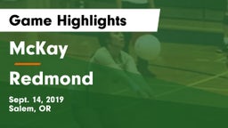 McKay  vs Redmond  Game Highlights - Sept. 14, 2019