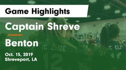 Captain Shreve  vs Benton  Game Highlights - Oct. 15, 2019