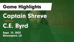 Captain Shreve  vs C.E. Byrd  Game Highlights - Sept. 13, 2022
