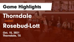 Thorndale  vs Rosebud-Lott  Game Highlights - Oct. 15, 2021