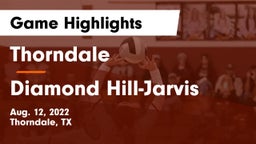 Thorndale  vs Diamond Hill-Jarvis  Game Highlights - Aug. 12, 2022