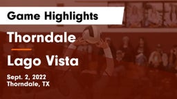 Thorndale  vs Lago Vista  Game Highlights - Sept. 2, 2022