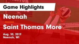 Neenah  vs Saint Thomas More Game Highlights - Aug. 30, 2019