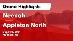 Neenah  vs Appleton North  Game Highlights - Sept. 23, 2021