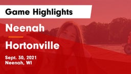 Neenah  vs Hortonville  Game Highlights - Sept. 30, 2021