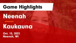 Neenah  vs Kaukauna  Game Highlights - Oct. 13, 2022