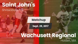 Matchup: St. John's High vs. Wachusett Regional  2017