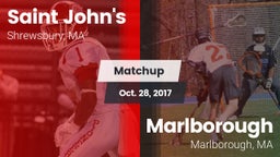 Matchup: St. John's High vs. Marlborough  2017