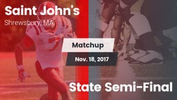 Matchup: St. John's High vs. State Semi-Final 2017