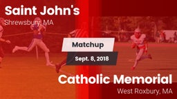 Matchup: St. John's High vs. Catholic Memorial  2018