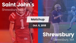 Matchup: St. John's High vs. Shrewsbury  2018