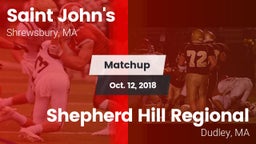 Matchup: St. John's High vs. Shepherd Hill Regional  2018