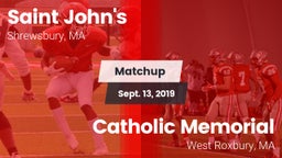 Matchup: St. John's High vs. Catholic Memorial  2019