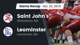 Recap: Saint John's  vs. Leominster  2019