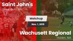 Matchup: St. John's High vs. Wachusett Regional  2019