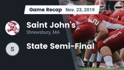 Recap: Saint John's  vs. State Semi-Final 2019