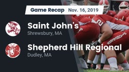 Recap: Saint John's  vs. Shepherd Hill Regional  2019