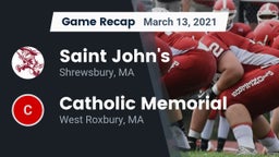 Recap: Saint John's  vs. Catholic Memorial  2021