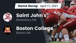 Recap: Saint John's  vs. Boston College  2021