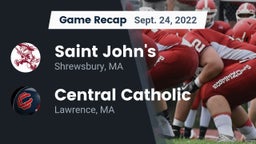 Recap: Saint John's  vs. Central Catholic  2022