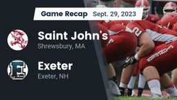 Recap: Saint John's  vs. Exeter  2023