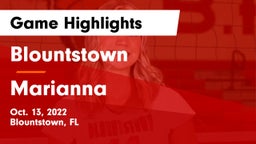 Blountstown  vs Marianna  Game Highlights - Oct. 13, 2022