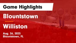 Blountstown  vs Williston  Game Highlights - Aug. 26, 2023