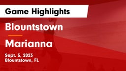 Blountstown  vs Marianna  Game Highlights - Sept. 5, 2023