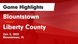 Blountstown  vs Liberty County  Game Highlights - Oct. 5, 2023