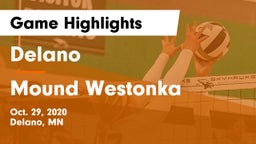 Delano  vs Mound Westonka  Game Highlights - Oct. 29, 2020