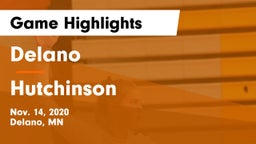 Delano  vs Hutchinson  Game Highlights - Nov. 14, 2020