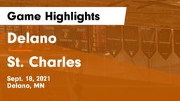 Delano  vs St. Charles  Game Highlights - Sept. 18, 2021