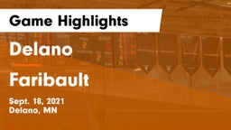 Delano  vs Faribault  Game Highlights - Sept. 18, 2021