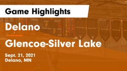 Delano  vs Glencoe-Silver Lake  Game Highlights - Sept. 21, 2021