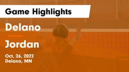 Delano  vs Jordan  Game Highlights - Oct. 26, 2022