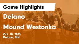 Delano  vs Mound Westonka  Game Highlights - Oct. 10, 2023