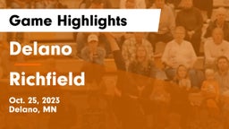 Delano  vs Richfield  Game Highlights - Oct. 25, 2023